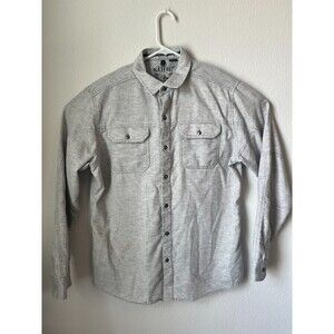 Kuhl Shirt Mens Large Mountain Grown Long Sleeve Button Up Gray Soft